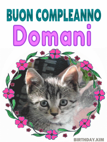 Buon Compleanno Domani gif