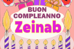 Buon Compleanno Zeinab gif