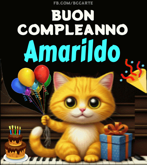 Buon Compleanno Amarildo gif