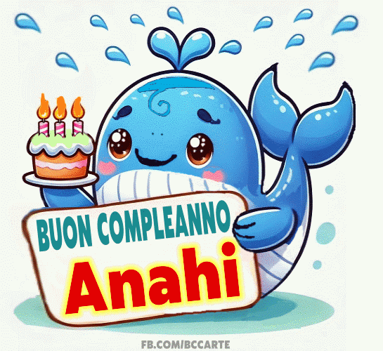 Buon Compleanno Anahi gif