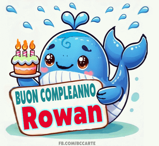 Buon Compleanno Rowan gif