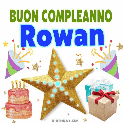Buon Compleanno Rowan gif