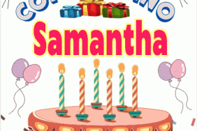 Buon Compleanno Samantha gif