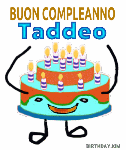 Buon Compleanno Taddeo gif