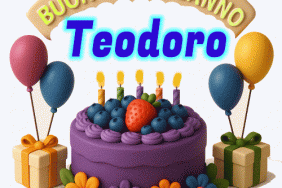 Buon Compleanno Teodoro gif