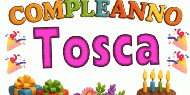 Buon Compleanno Tosca gif