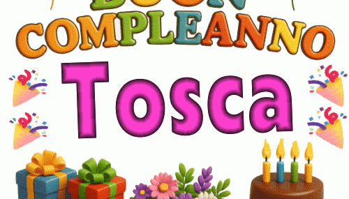 Buon Compleanno Tosca gif