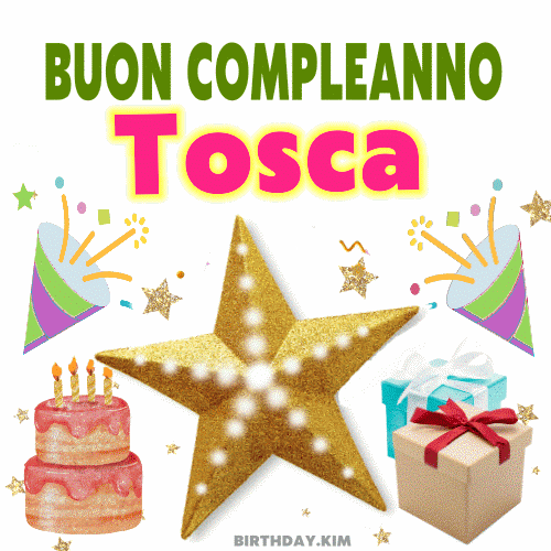 Buon Compleanno Tosca gif