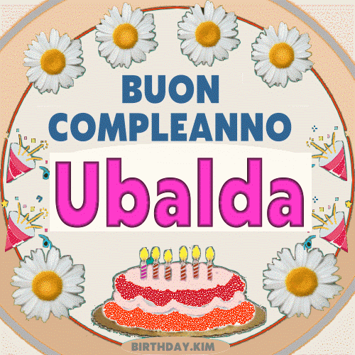 Buon Compleanno Ubalda gif