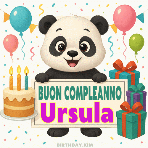 Buon Compleanno Ursula gif