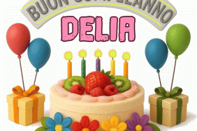 Buon Compleanno Delia Gif