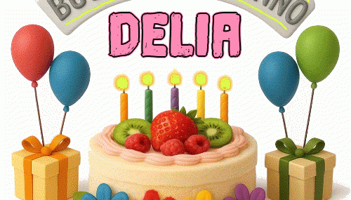 Buon Compleanno Delia Gif