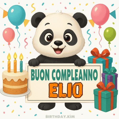 Buon Compleanno Elio Gif
