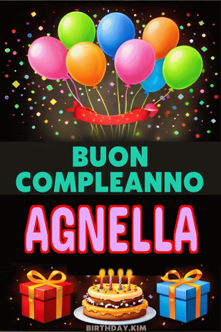 Buon Compleanno Agnella Gif
