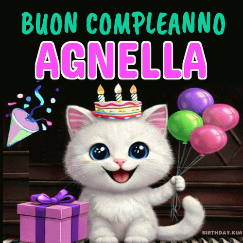 Buon Compleanno Agnella Gif