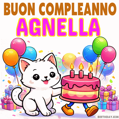 Buon Compleanno Agnella Gif