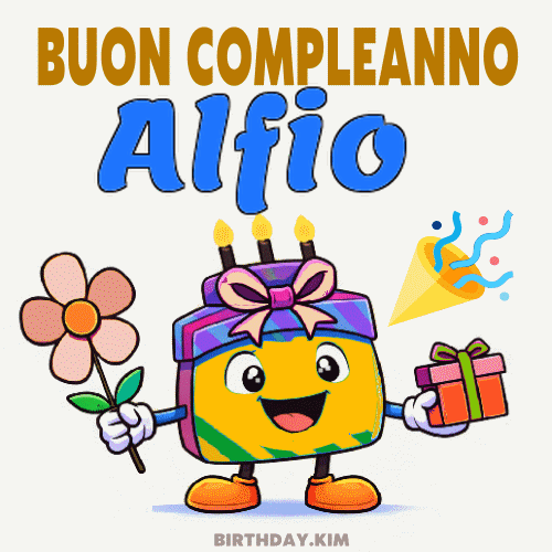 Buon Compleanno Alfio GIF