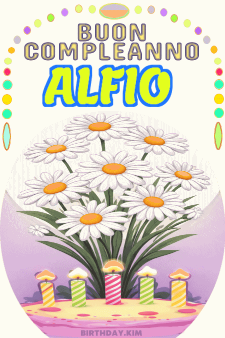 Buon Compleanno Alfio GIF