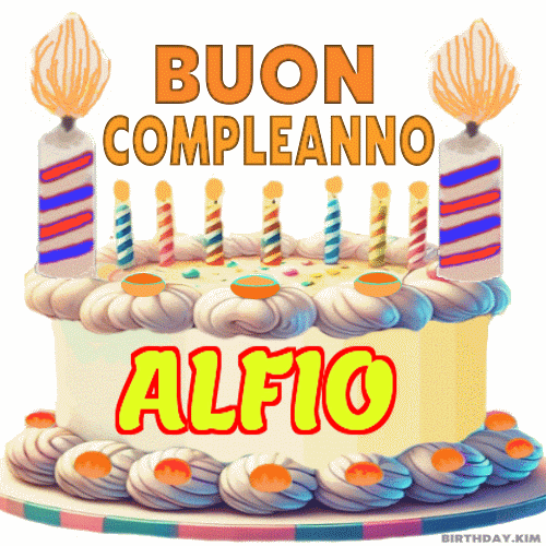 Buon Compleanno Alfio GIF