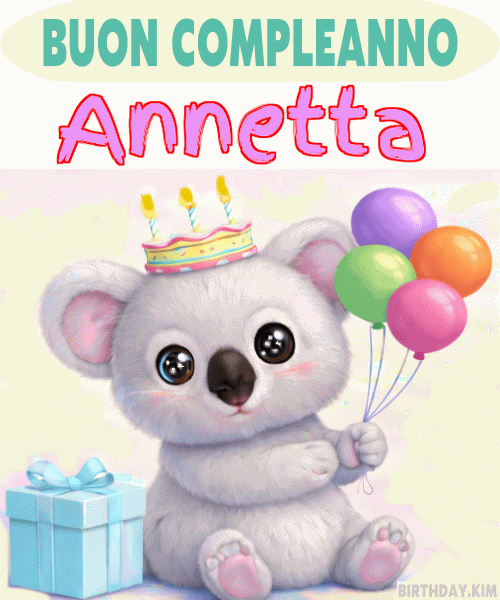 Buon Compleanno Annetta Gif