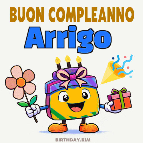 Buon Compleanno Arrigo GIF