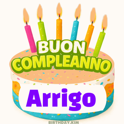 Buon Compleanno Arrigo GIF