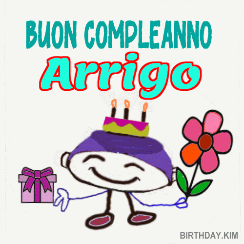 Buon Compleanno Arrigo GIF