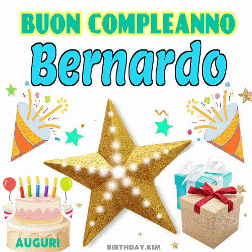 Buon Compleanno Bernardo GIF