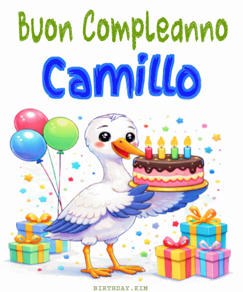 Buon Compleanno Camillo GIF