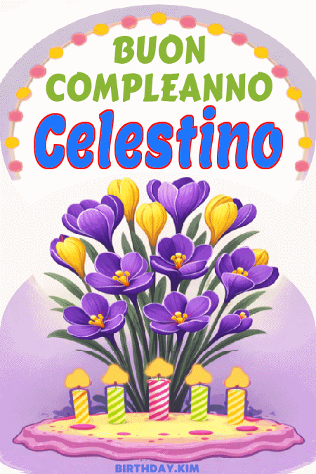 Buon Compleanno Celestino GIF