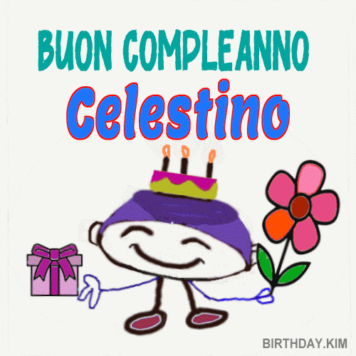 Buon Compleanno Celestino GIF