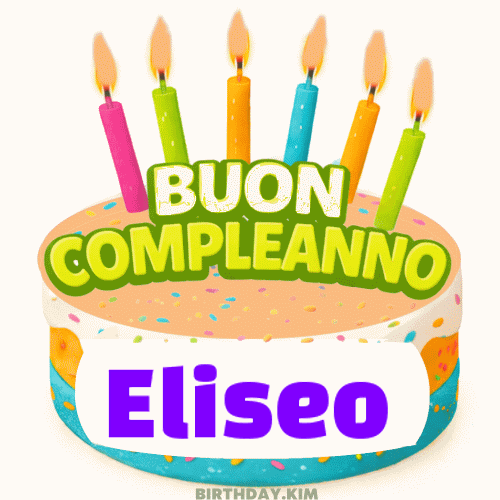 Buon Compleanno Eliseo GIF