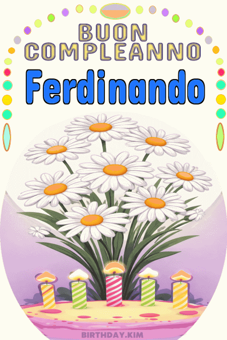Buon Compleanno Ferdinando GIF