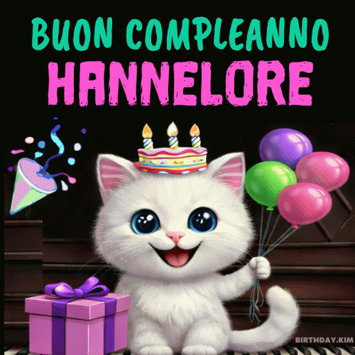 Buon Compleanno Hannelore GIF