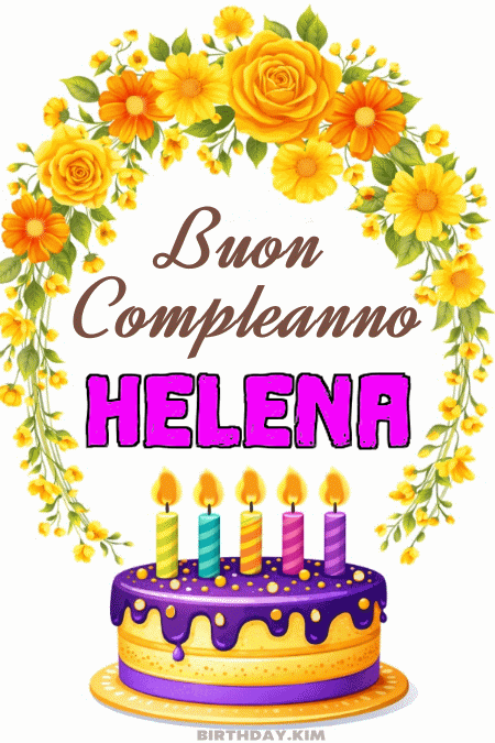 Buon Compleanno Helena GIF