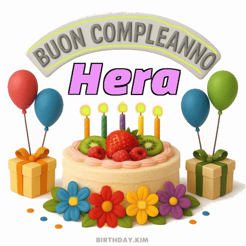 Buon Compleanno Hera GIF