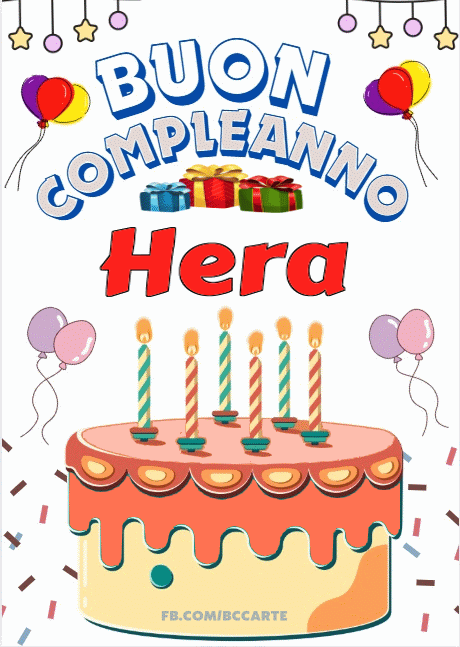 Buon Compleanno Hera GIF