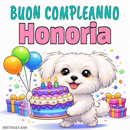 Buon Compleanno Honoria GIF