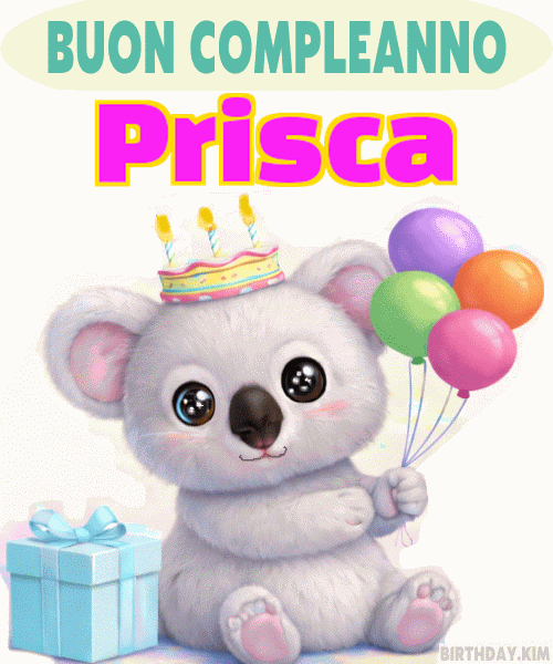 Buon Compleanno Prisca Gif