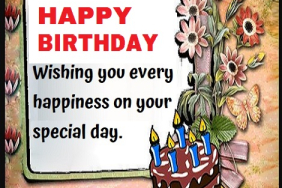 BİRTHDAY WİSH CARD