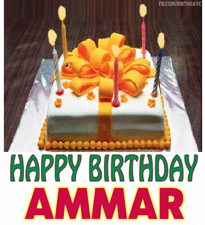 Happy Birthday AMMAR
