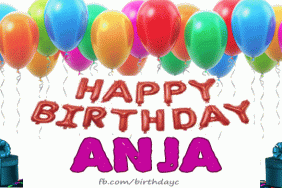 Happy Birthday Anja