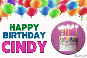 Happy Birthday Cindy