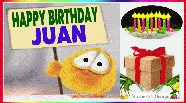Happy Birthday Juan