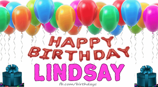 Happy Birthday Lindsay