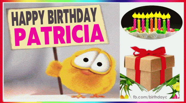 Happy Birthday Patricia