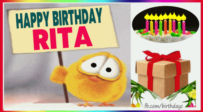 Happy Birthday Rita