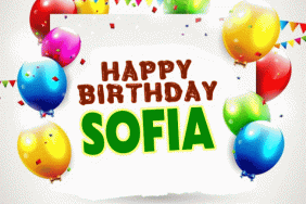 Happy Birthday Sofia