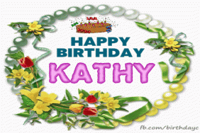 Happy Birthday Kathy