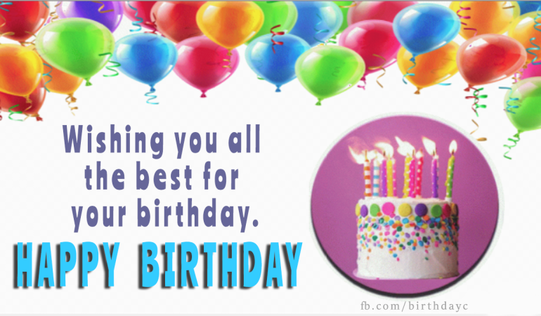 Birthday greeting messages and wishes